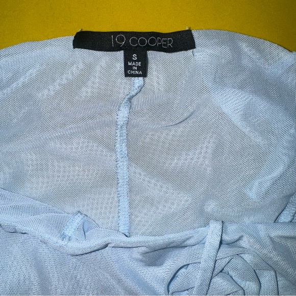 19cooper mesh off the shoulder blouse - Picture 5 of 7